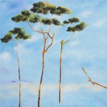 R. Corti, olio su tela, cm 80 x 80 (mostra PROMENADES)