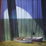 Le lampare - 2015 - olio su tela - 80 x 120 cm