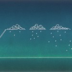 Valente Taddei, Piccole perturbazioni, olio e china su carta, cm 50 x 35