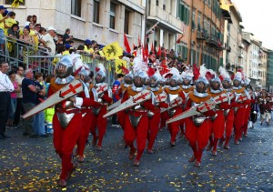 corteo gioco del ponte