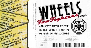 WHELLS Foo Fighters tribute live Namaste Beer Point Firenze 16.3.18