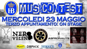 23 Maggio _ terzo appuntamento HBmusicontest