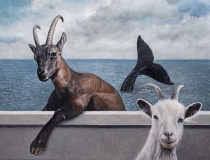 Angelo Titonel - CAPRICORNO 2018 - cm 66x85 olio tela_600px