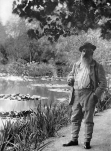 Claude Monet nel suo giardino