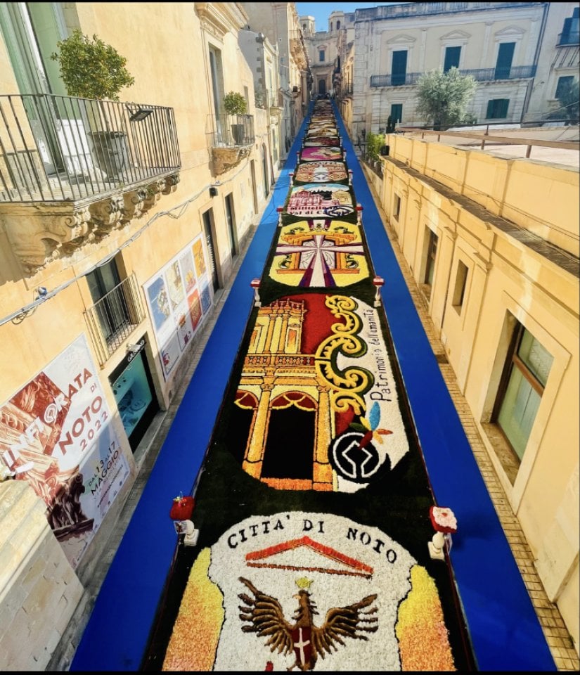 Infiorata di Noto 2023: Noto è Cinema